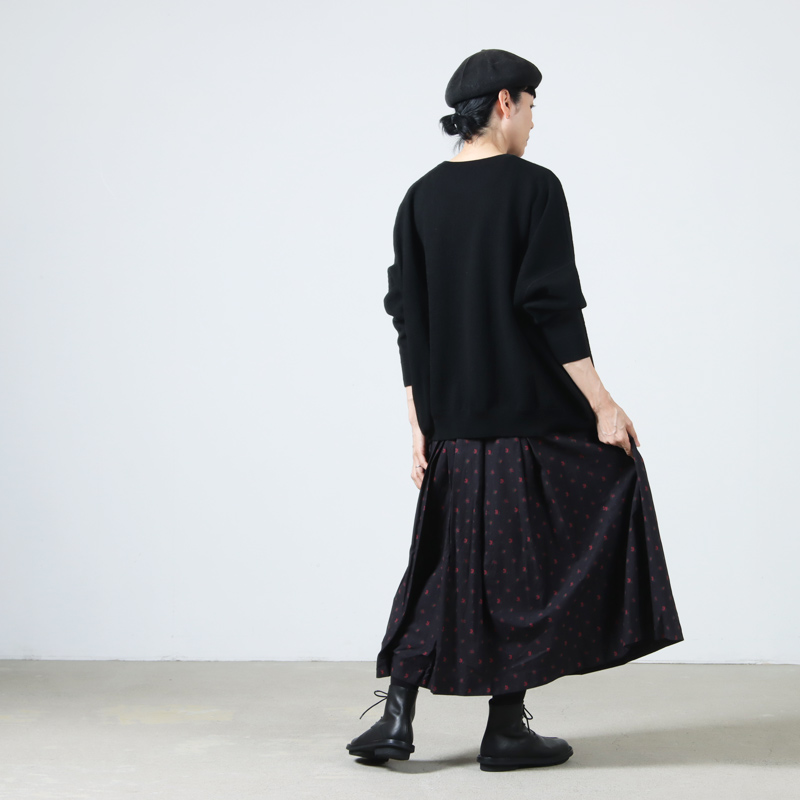 YAECA(ヤエカ) Wギャザースカート Gathered Skirt