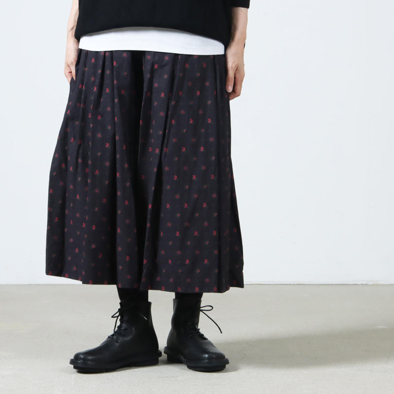 YAECA(ヤエカ) Wギャザースカート Gathered Skirt