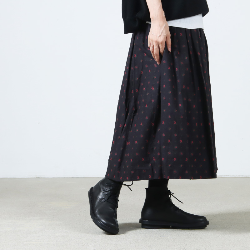 YAECA(ヤエカ) Wギャザースカート Gathered Skirt
