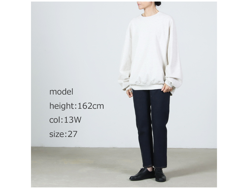 YAECA(ヤエカ) W 3denim-05 DENIM PANTS PIPED STEM