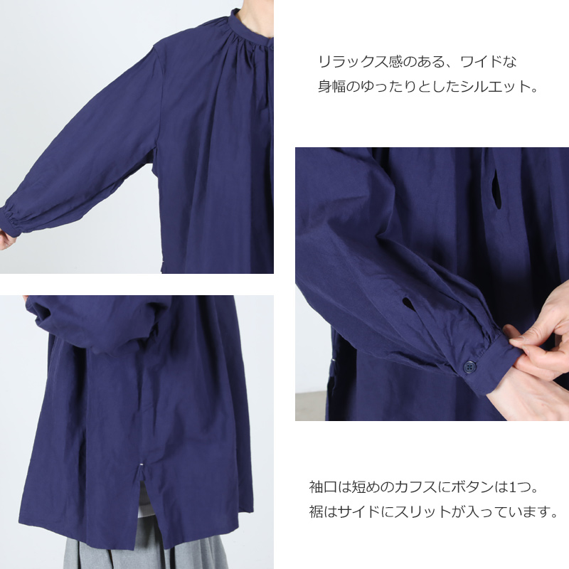 YAECA(ヤエカ) Gathered Smock