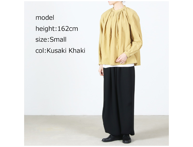 YAECA(ヤエカ) Gathered Smock