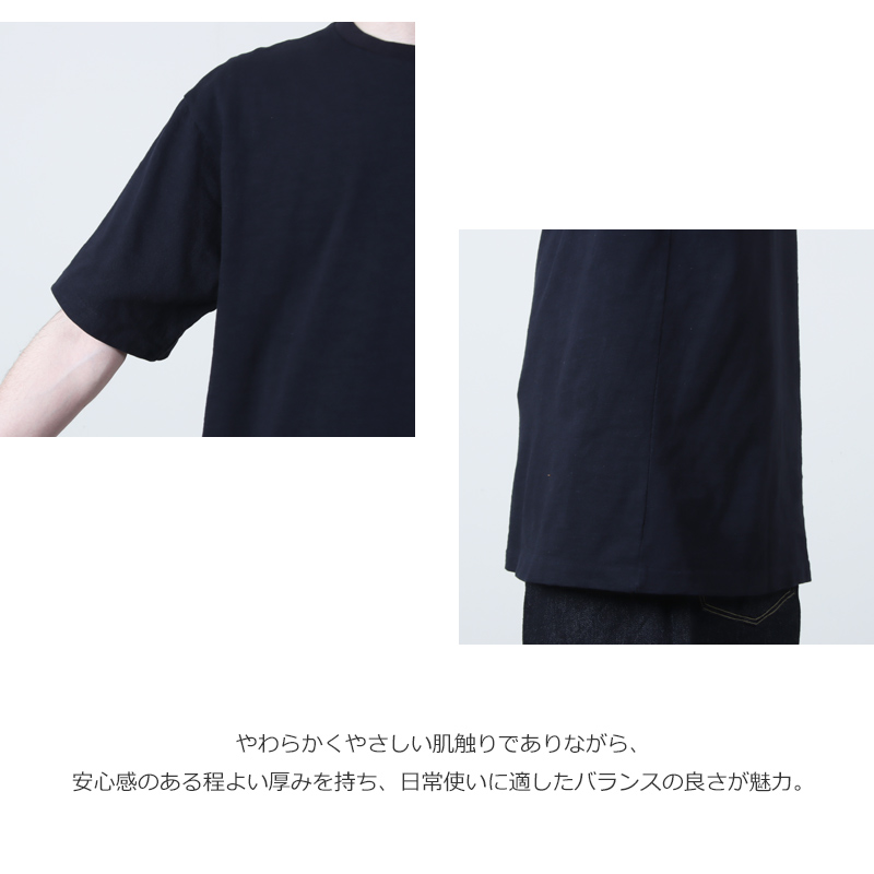 YAECA(ヤエカ) Slub Yarn T-Shirt