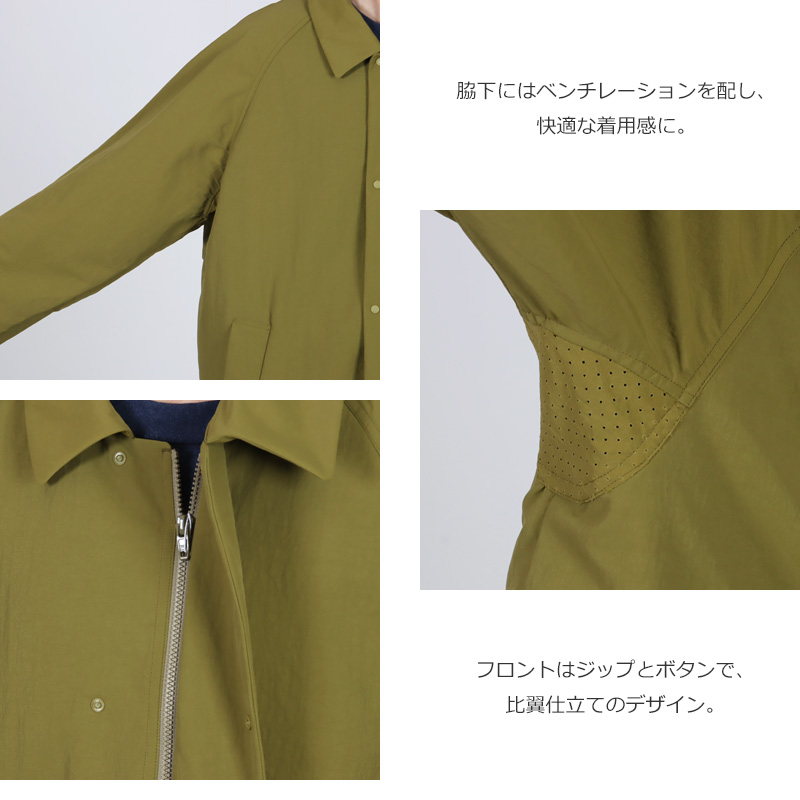YAECA(ヤエカ) Zip Coat