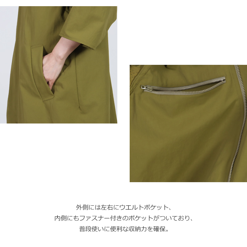 YAECA(ヤエカ) Zip Coat