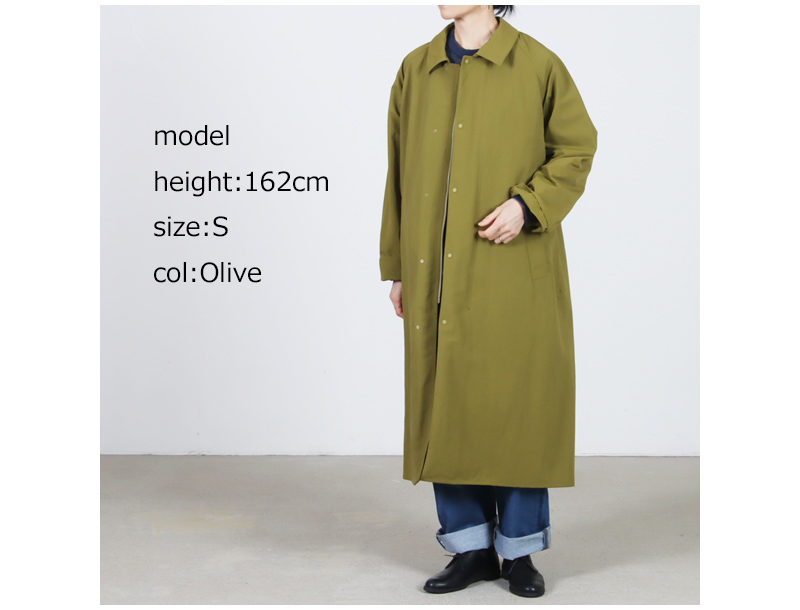 YAECA(ヤエカ) Zip Coat