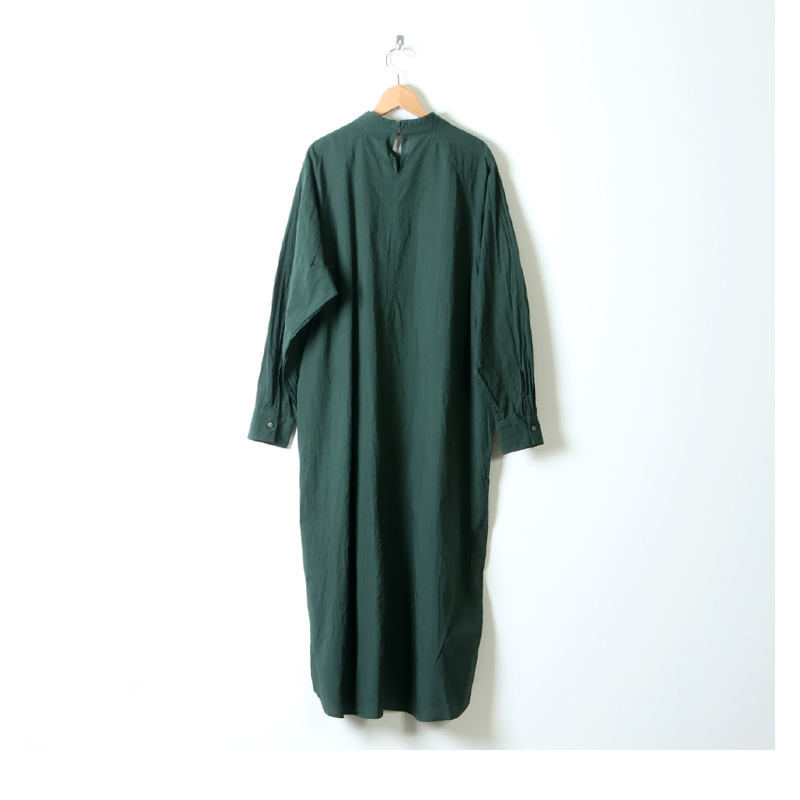 08sircus (ゼロエイトサーカス) Compact lawn garment dyed dress / コンパクトローンガーメントダイドレス