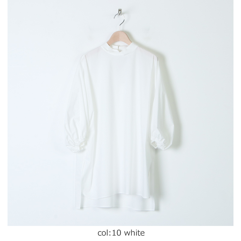 08sircus(ȥ) Suvin cotton stand collar blouse