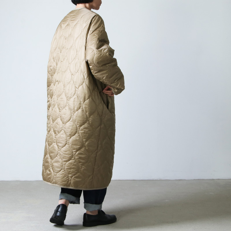 海外製 Quilted long coat キルティッドロングコート | umma.hu