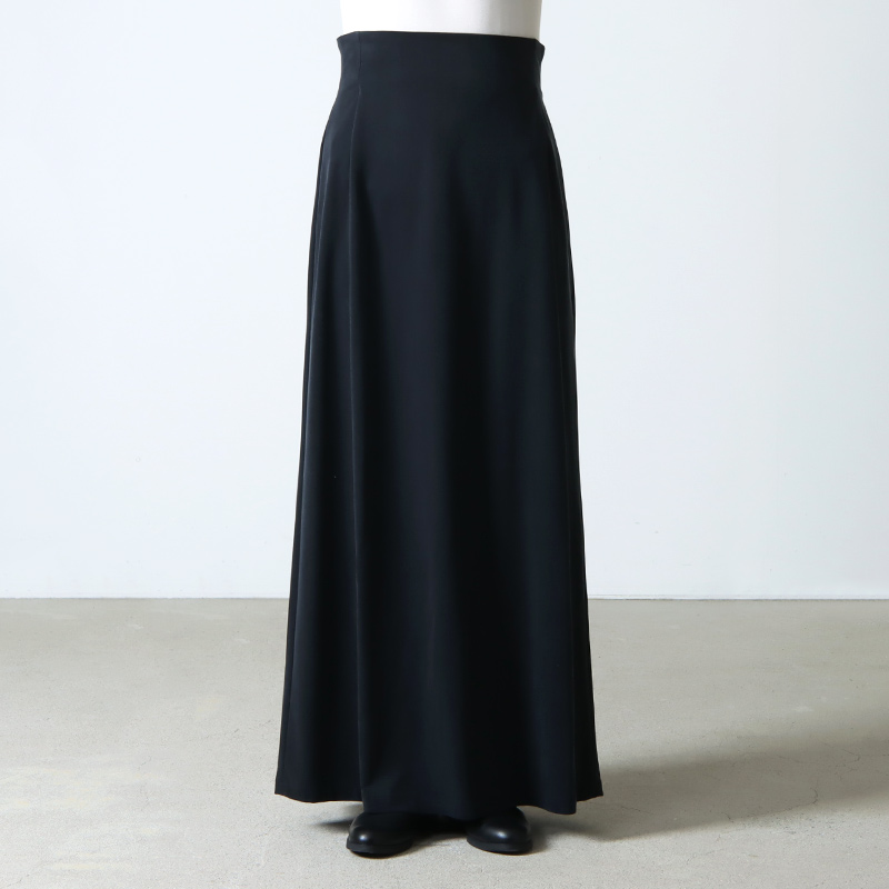 08sircus (ゼロエイトサーカス) Cupro jersey straight long skirt