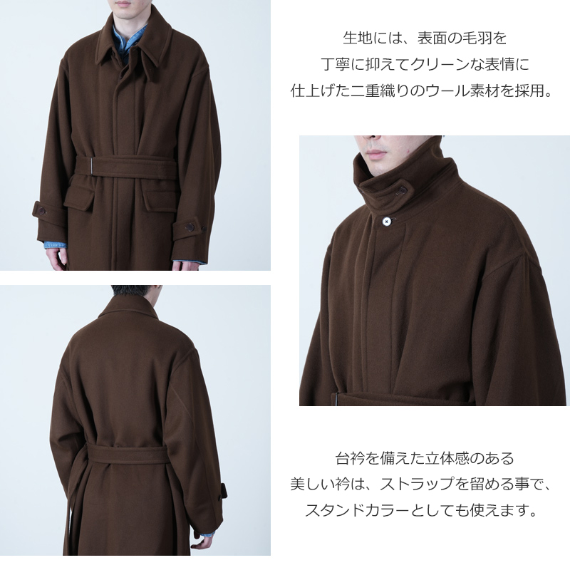 08sircus(���������ȥ�������) Wool double face rever coat