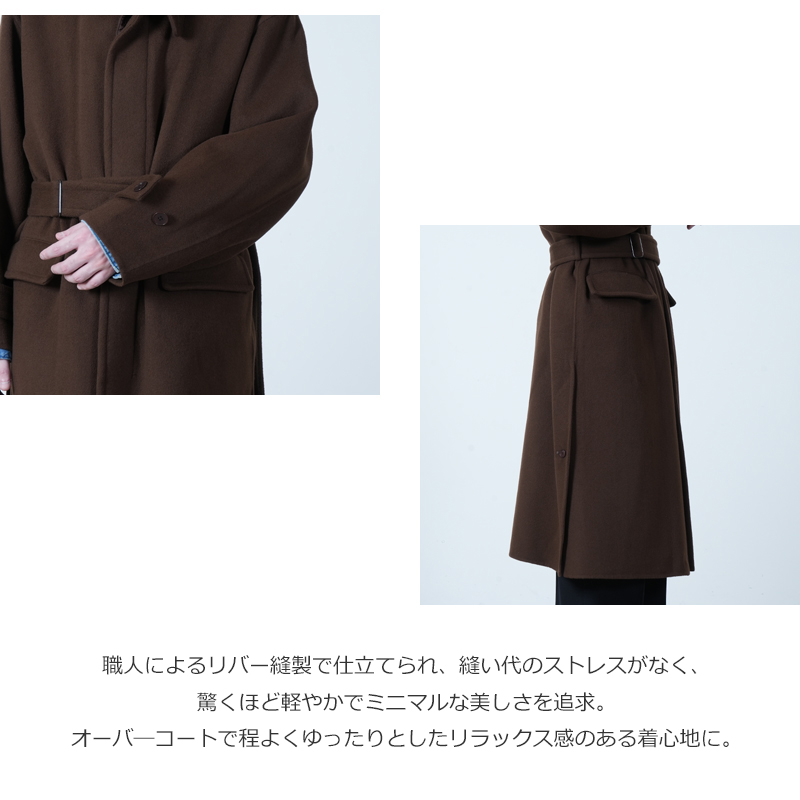 08sircus(���������ȥ�������) Wool double face rever coat
