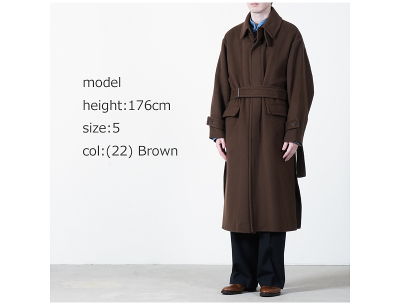 08sircus(���������ȥ�������) Wool double face rever coat