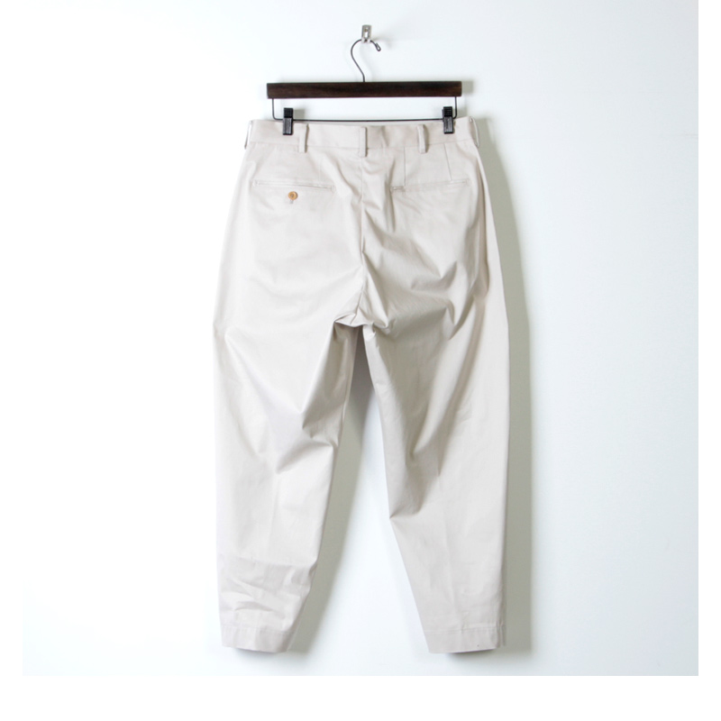 08sircus(ȥ) Supima cotton gaberdine peg-top pants