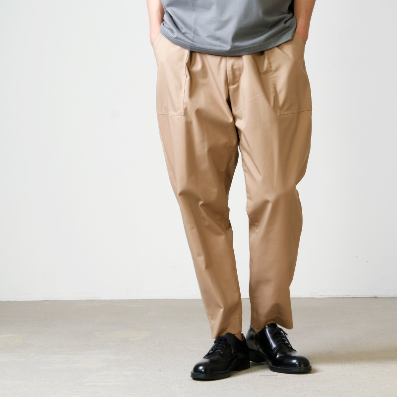 08sircus(ȥ) High count chino cloth painter pants