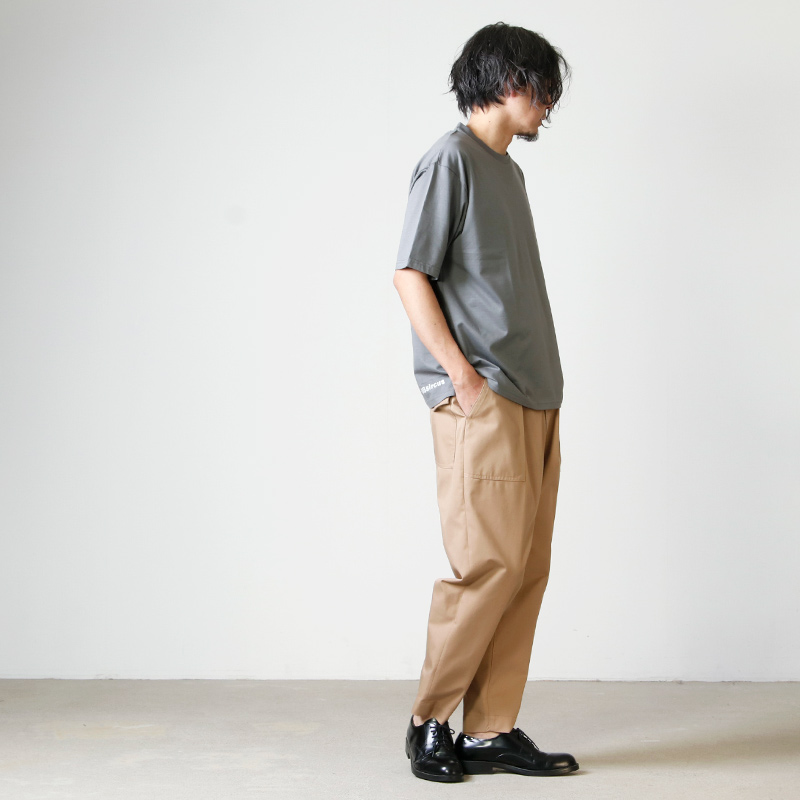 08sircus(ȥ) High count chino cloth painter pants