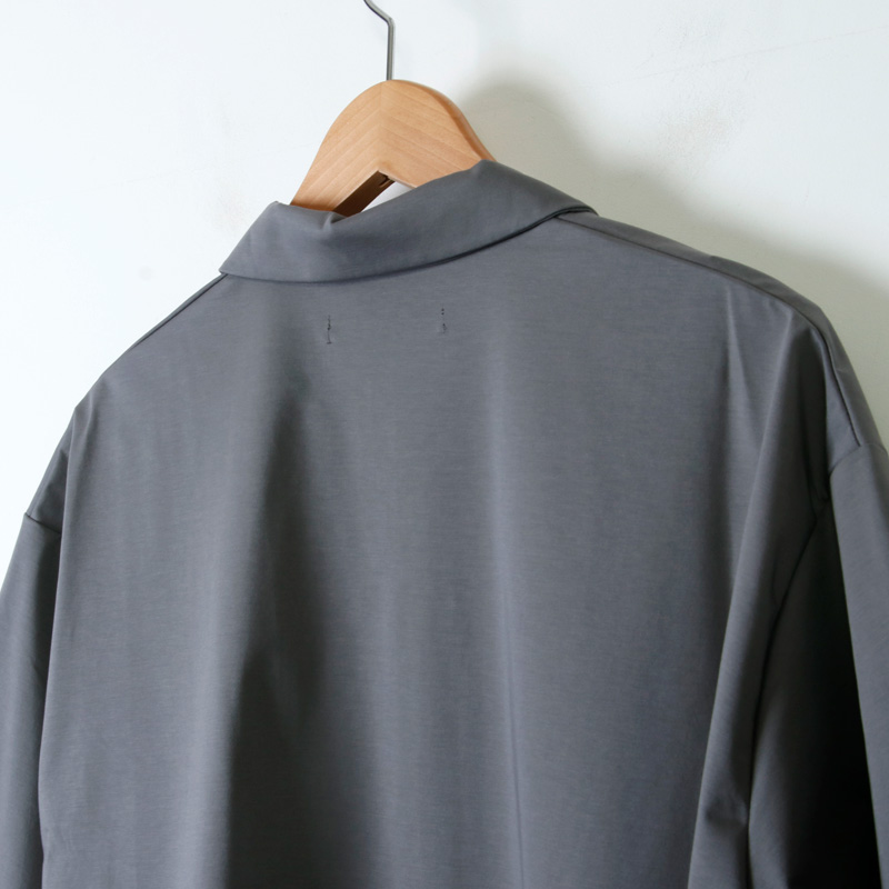 08sircus (ゼロエイトサーカス) Compact plated jersey shawl collar