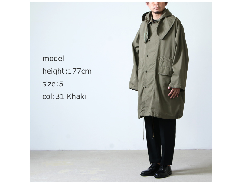 08sircus (ゼロエイトサーカス) C/N oxford M-51 military coat 