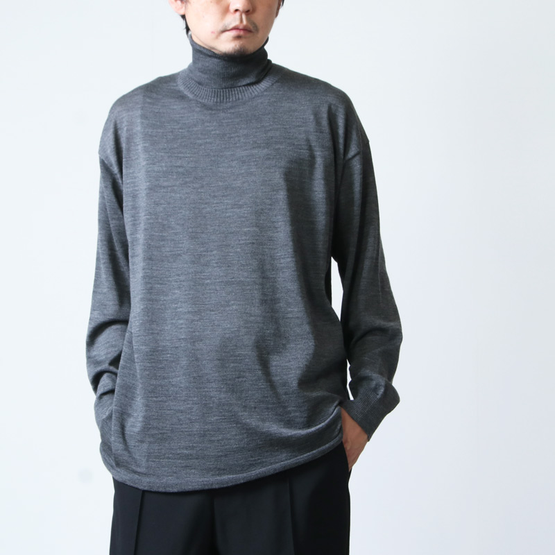 08sircus (ゼロエイトサーカス) 2way neck layered sweater / 2way