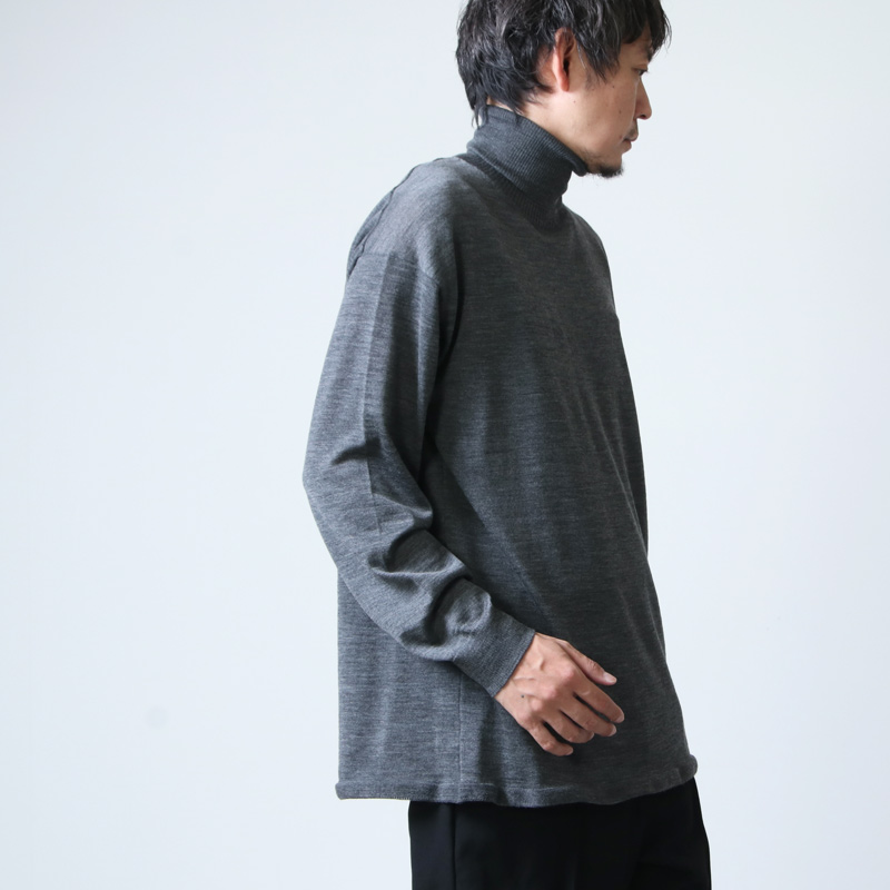 08sircus (ゼロエイトサーカス) 2way neck layered sweater / 2way 