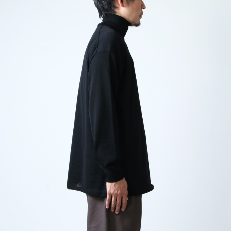 08sircus (ゼロエイトサーカス) 2way neck layered sweater / 2way
