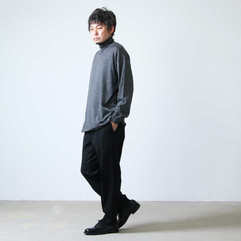 08sircus (ゼロエイトサーカス) 2way neck layered sweater / 2way