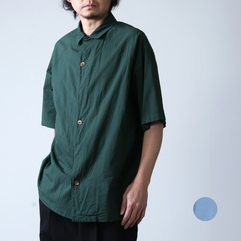 08sircus (ȥ) Compact lawn garment dyed over shirt / ѥȥ󥬡ȥС