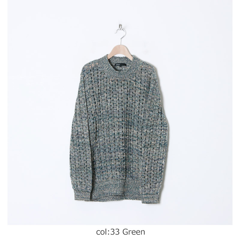 08sircus(ȥ) GIMA cotton melange crew neck sweater