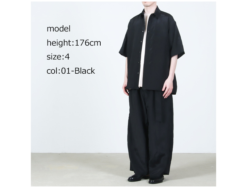 08sircus(���������ȥ�������) Viscose washer back dolman split shirt