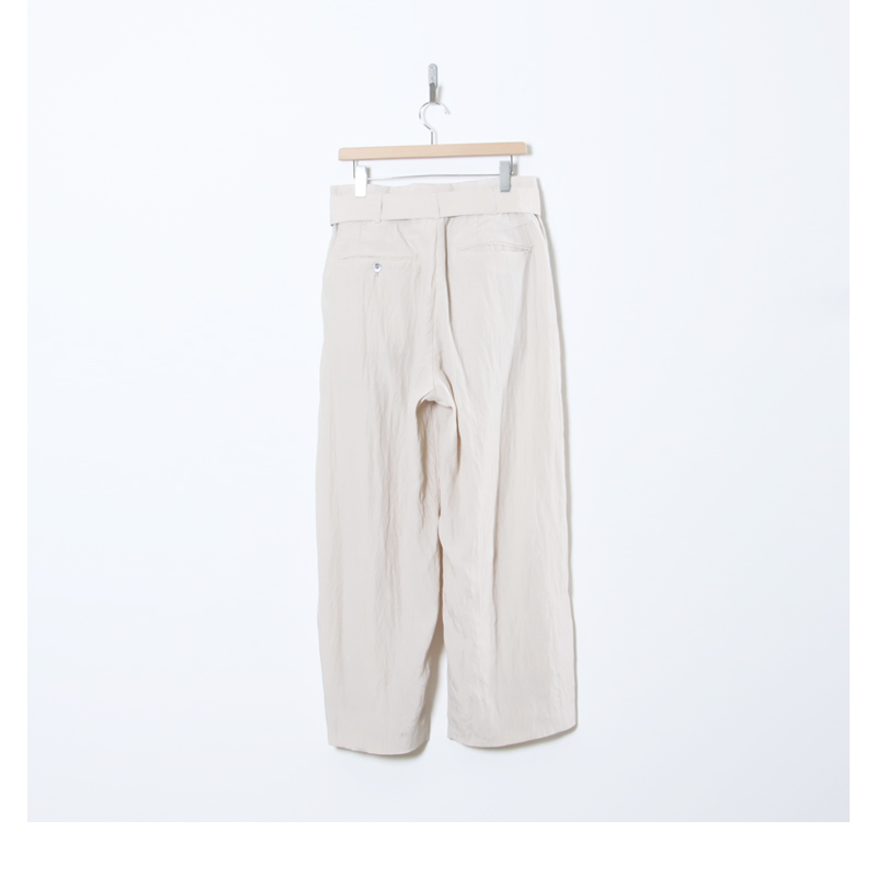 08sircus(���������ȥ�������) Viscose washer 2tuck belted wide pants