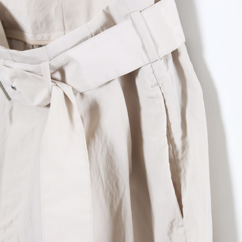 08sircus(���������ȥ�������) Viscose washer 2tuck belted wide pants