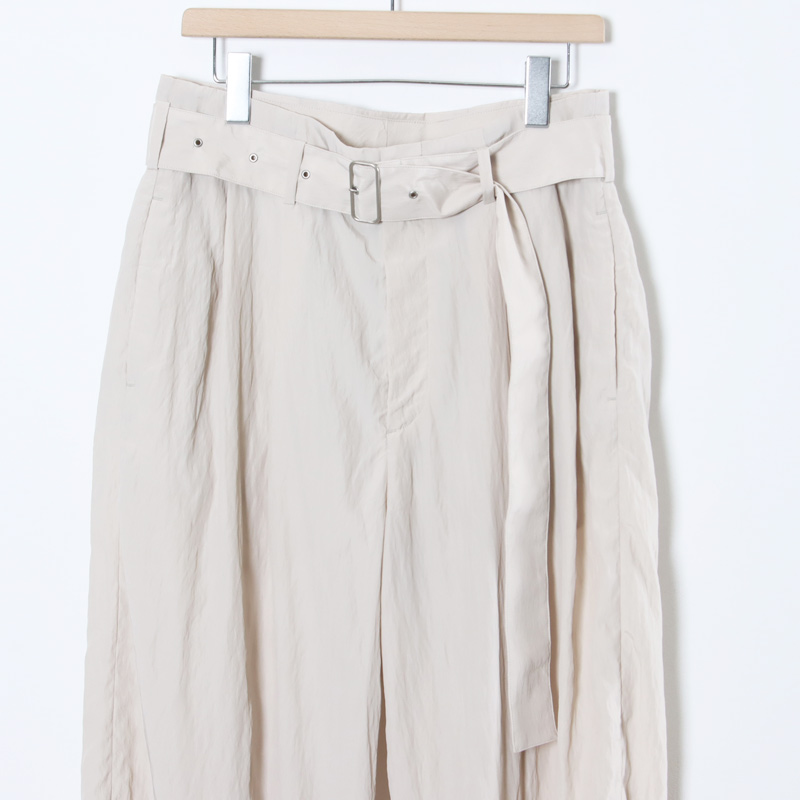 08sircus(���������ȥ�������) Viscose washer 2tuck belted wide pants