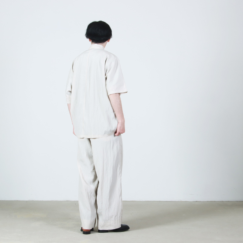 08sircus(���������ȥ�������) Viscose washer 2tuck belted wide pants