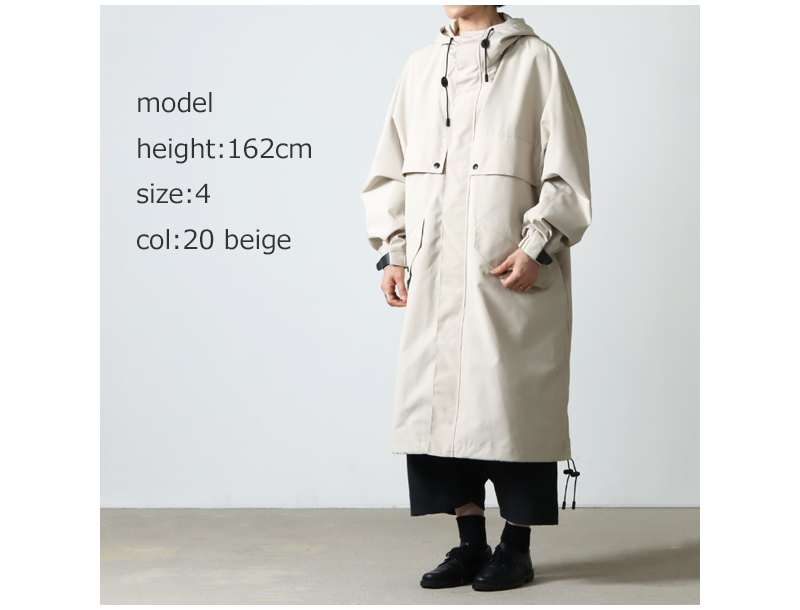 08sircus(ȥ) High count weather hoodie coat