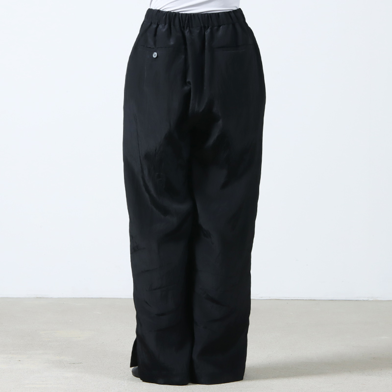 08sircus (ゼロエイトサーカス) Viscose washer slit easy pants 