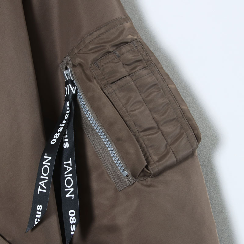 08sircus(ゼロエイトサーカス) 08sircus × TAION Down long MA-1 reversible