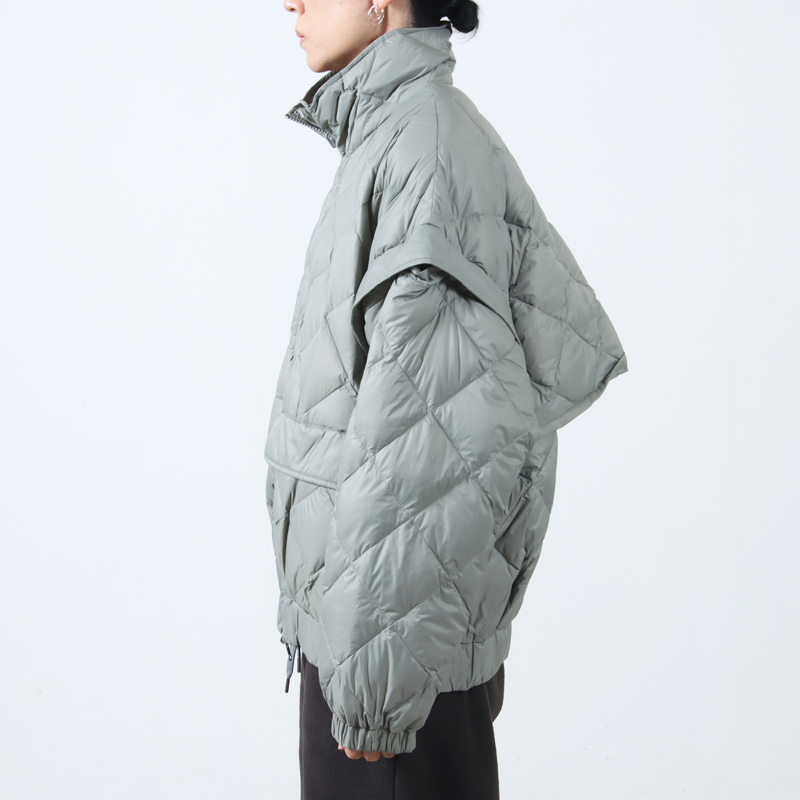 08sircus(ゼロエイトサーカス) 08sircus × TAION Down detachable short blouson reversible