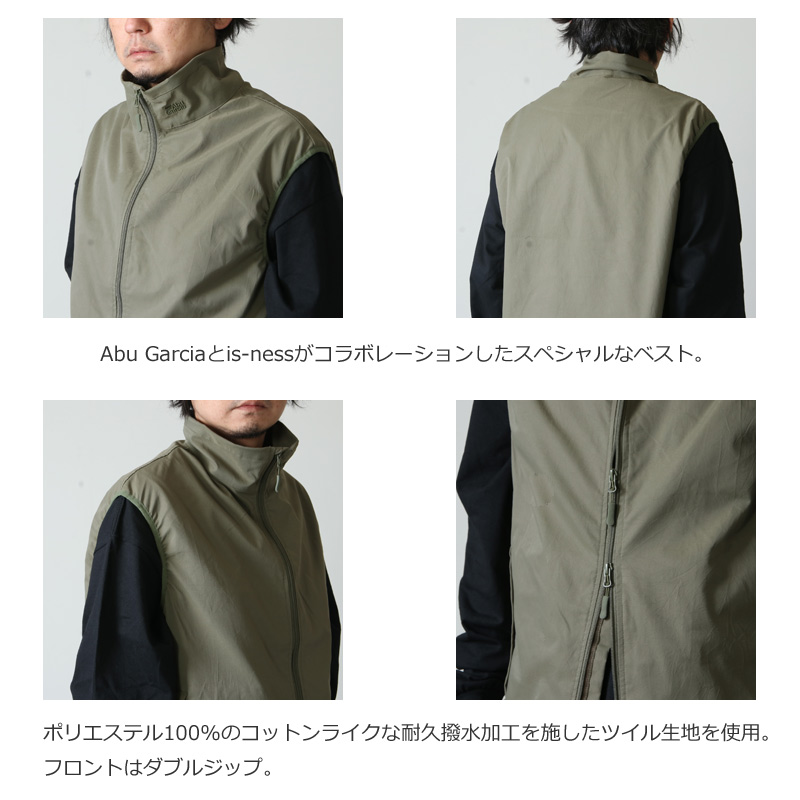 Abu Garcia×is-nessアブガルシア×イズネス ENJOY VESTジャケット