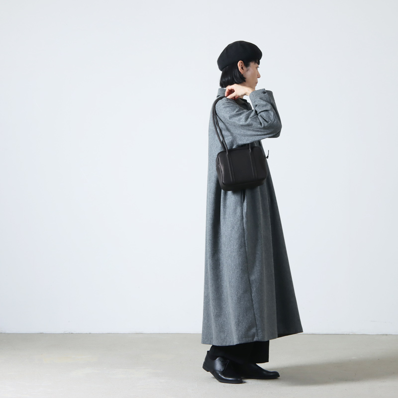 美品 Aeta アエタ スクエアボストンロングハンドルバッグ S da107 Aeta アエタ ディアレザー スクエア ボストン ロング ハンドル