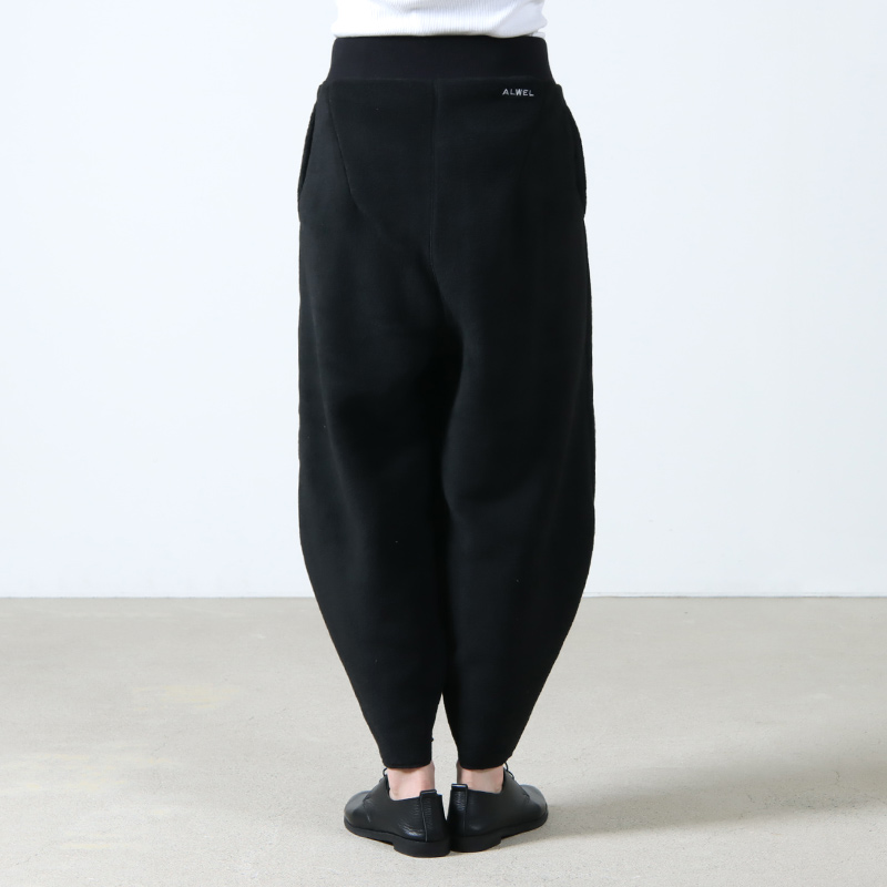 ALWEL (オルウェル) FLEESE PEG PANTS / フリースペグパンツ