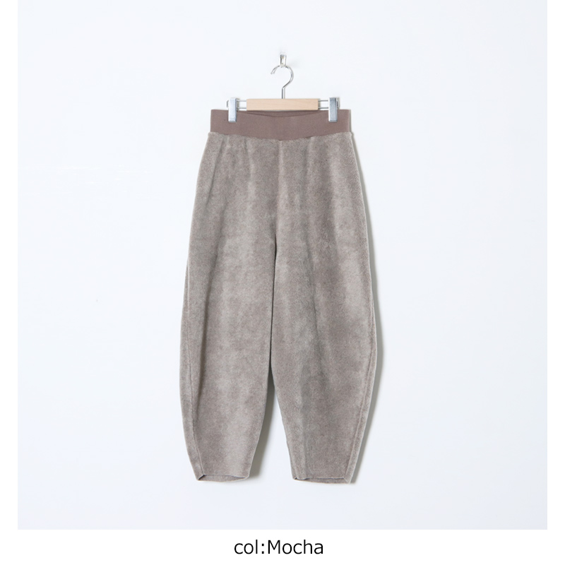 ALWEL (オルウェル) FLEECE PEG PANTS / フリースペグパンツ