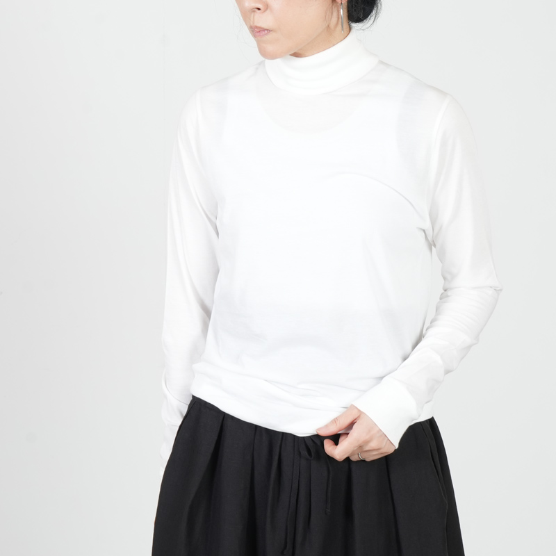 ALWEL(���륦����) LONG SLLVE ROLL NECK T