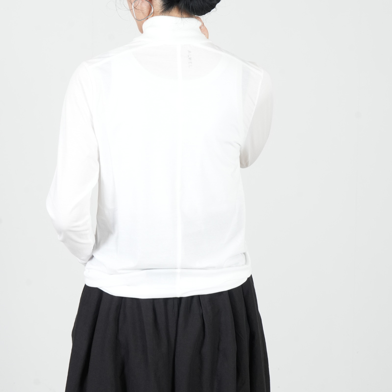 ALWEL(���륦����) LONG SLLVE ROLL NECK T