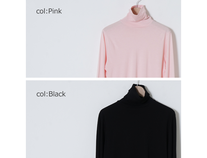 ALWEL(���륦����) LONG SLLVE ROLL NECK T