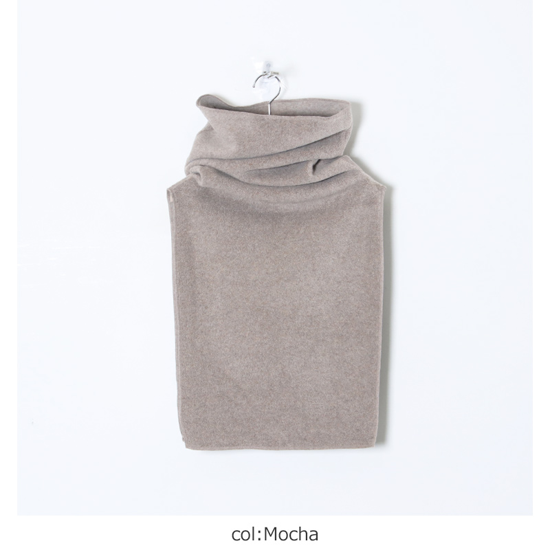 ALWEL フリースハイネックゲイター　モカ ALWEL (オルウェル) FLEECE HIGH NECK GAITER / フリース