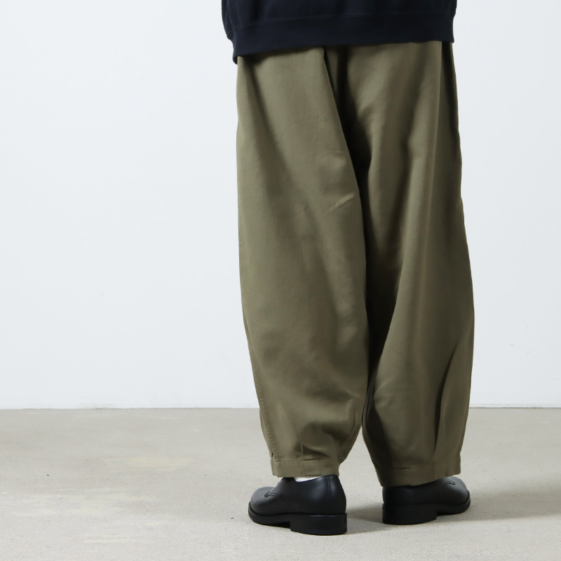 ANACHRONORM (アナクロノーム) HEM TUCK EASY PANTS / ヘムタック 