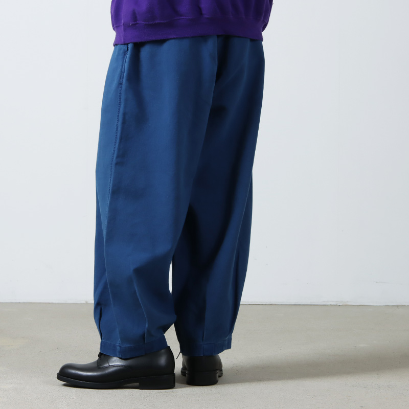 ANACHRONORM (アナクロノーム) INDIGO HEM TUCK EASY PANTS / インディゴ ヘムタックイージーパンツ