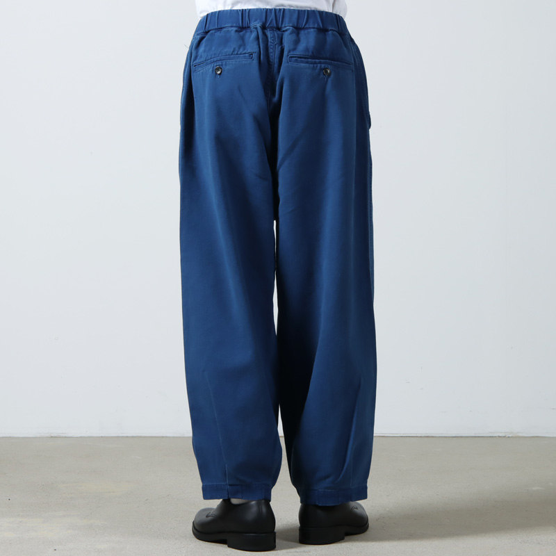 ANACHRONORM (アナクロノーム) INDIGO HEM TUCK EASY PANTS / インディゴ ヘムタックイージーパンツ