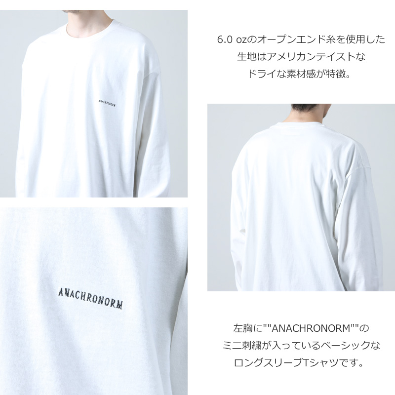 ANACHRONORM(ʥΡ) STANDARD EMB L/S T-S