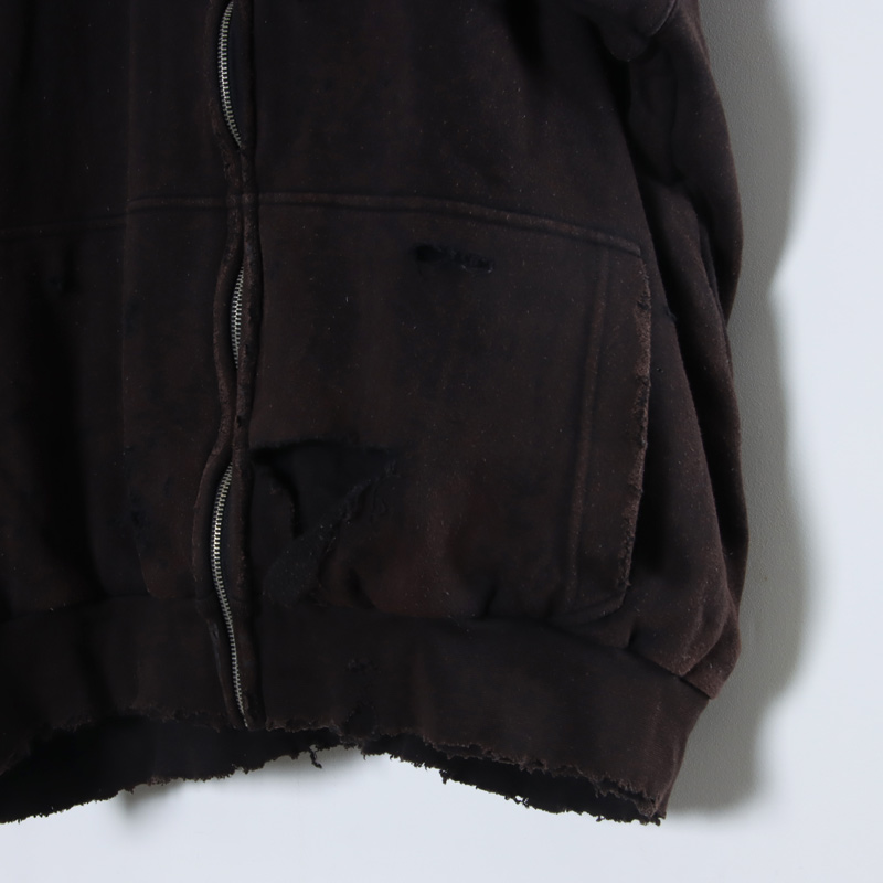 ANACHRONORM(ʥΡ) HARD DAMAGED INNER WAFFLE SWEAT PARKA